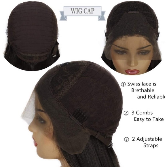 ♥️ BLACKSTRAIGHT 24” STRAIGHT LACE FRONT WIG*NEW